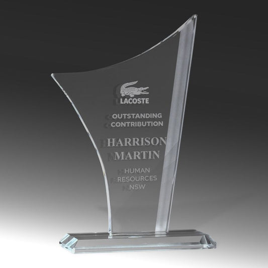 DSGA01A Designer Sandblasted Glass - Sail