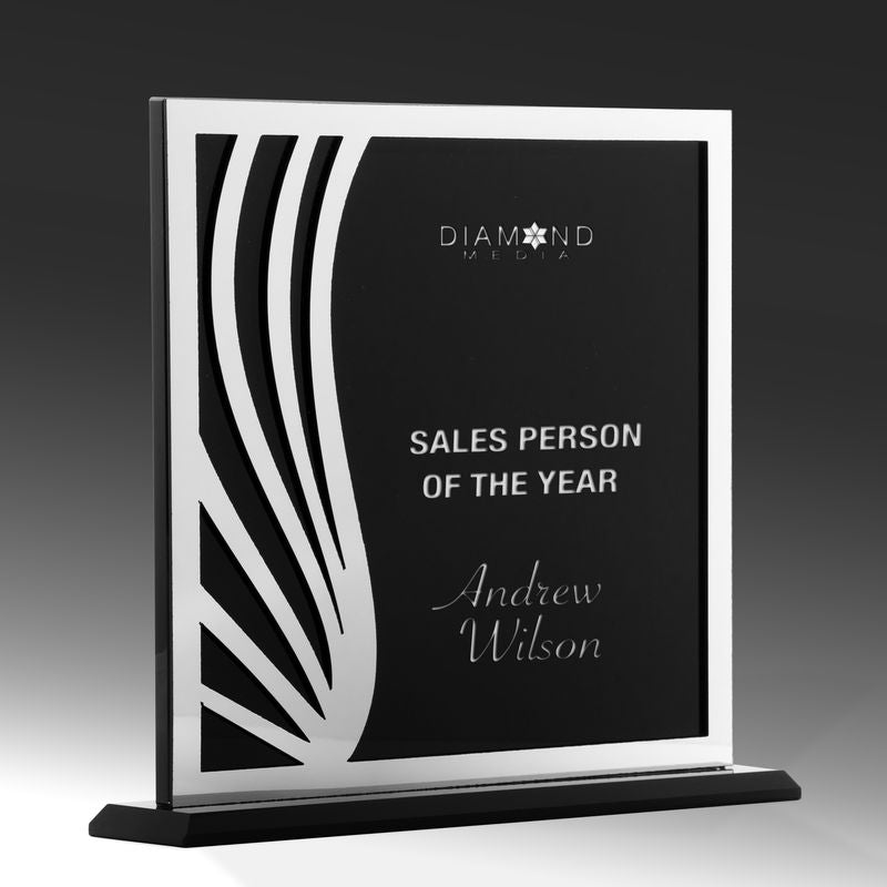 SABG02A Black Laser Glass with Acrylic