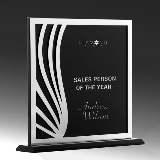 SABG02A Black Laser Glass with Acrylic