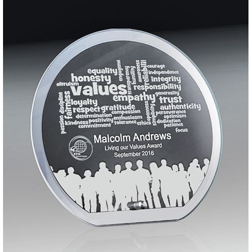 Mirror Glass - Clear Glass/Textured/Mirror Finish - Circle