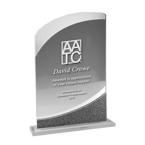 Mirror Glass - Clear Glass/Textured/Mirror Finish - Arch (Gift Boxed)