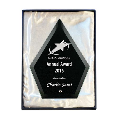 Colored Glass - Arrow (Black)