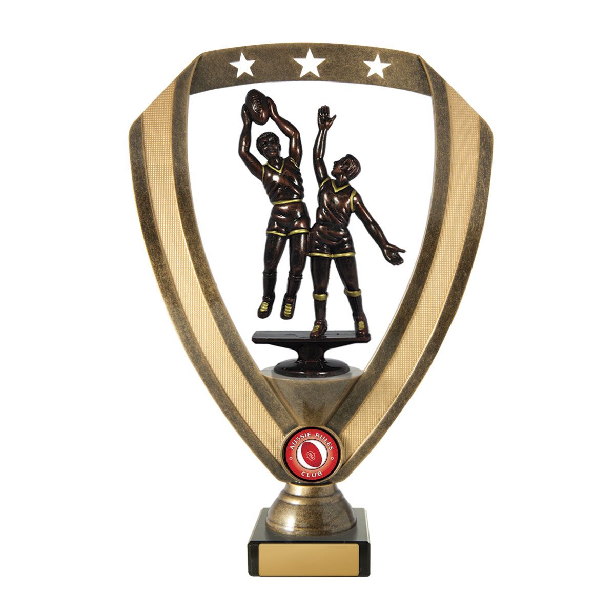 Figures on Base - Wreath (Gold/Bronze)