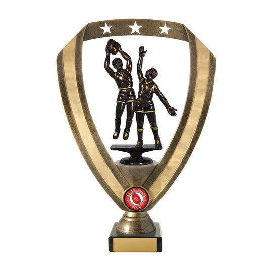 Figures on Base - Wreath (Gold/Bronze)