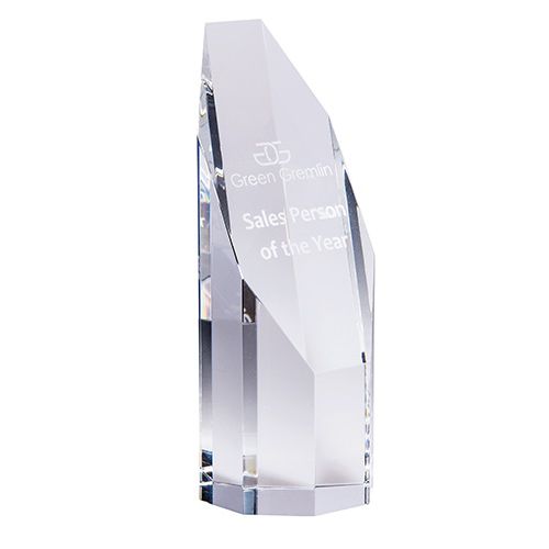 Clear Crystal with Gift Box (8 Sided Face Cube)