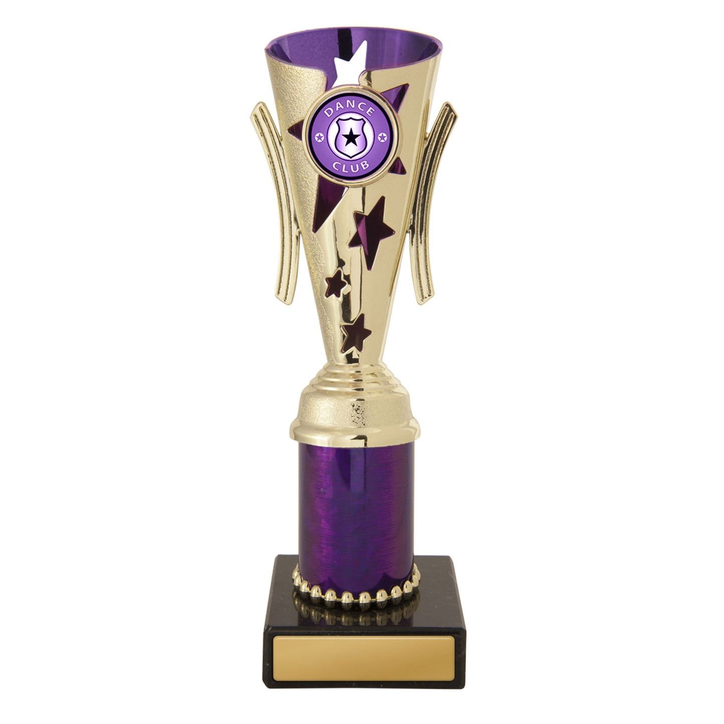 Dance Trophy - Gala Cup - Purple & Gold - D17-0213 - 208mm