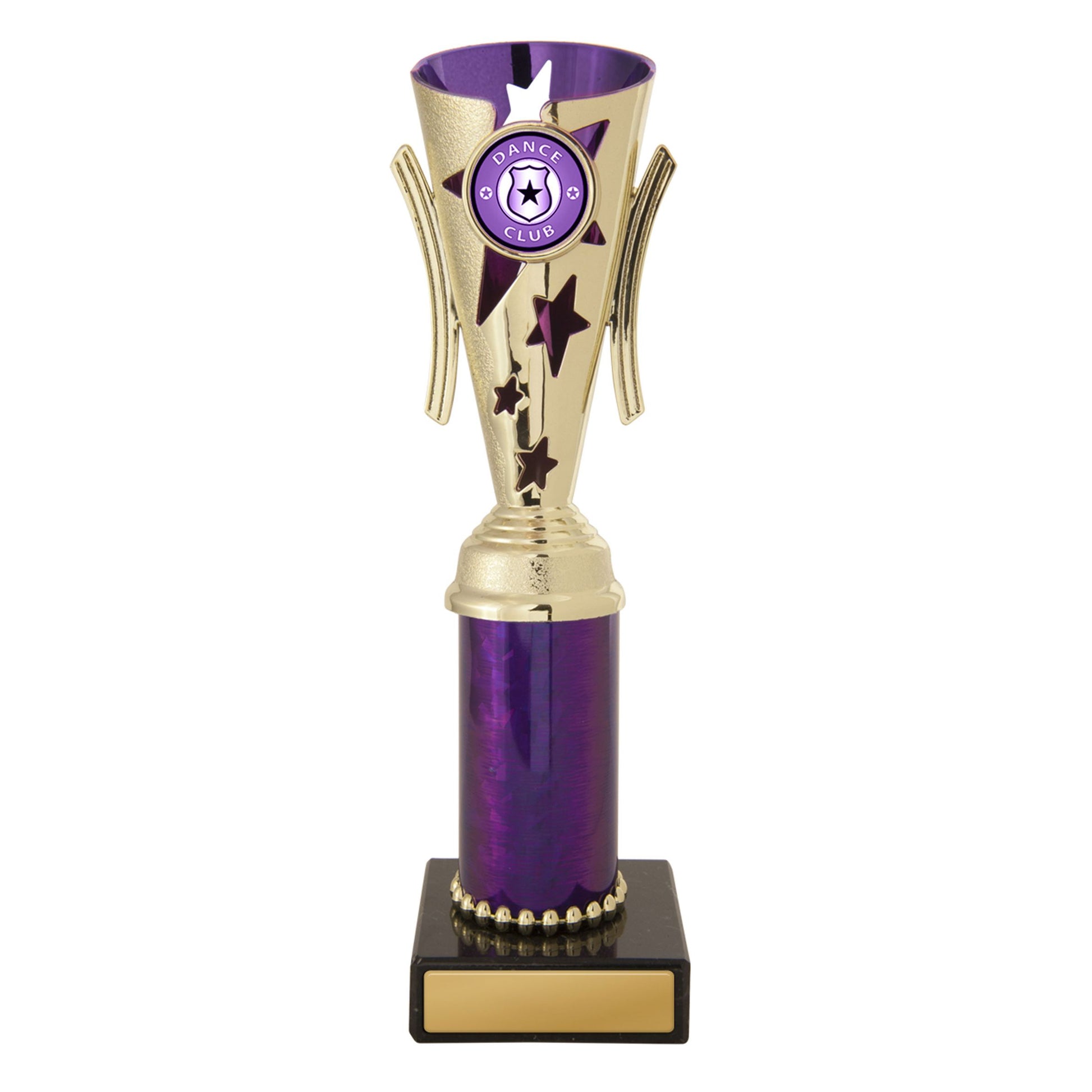 Dance Trophy - Gala Cup - Gold & Purple - D17-0214 - 233mm
