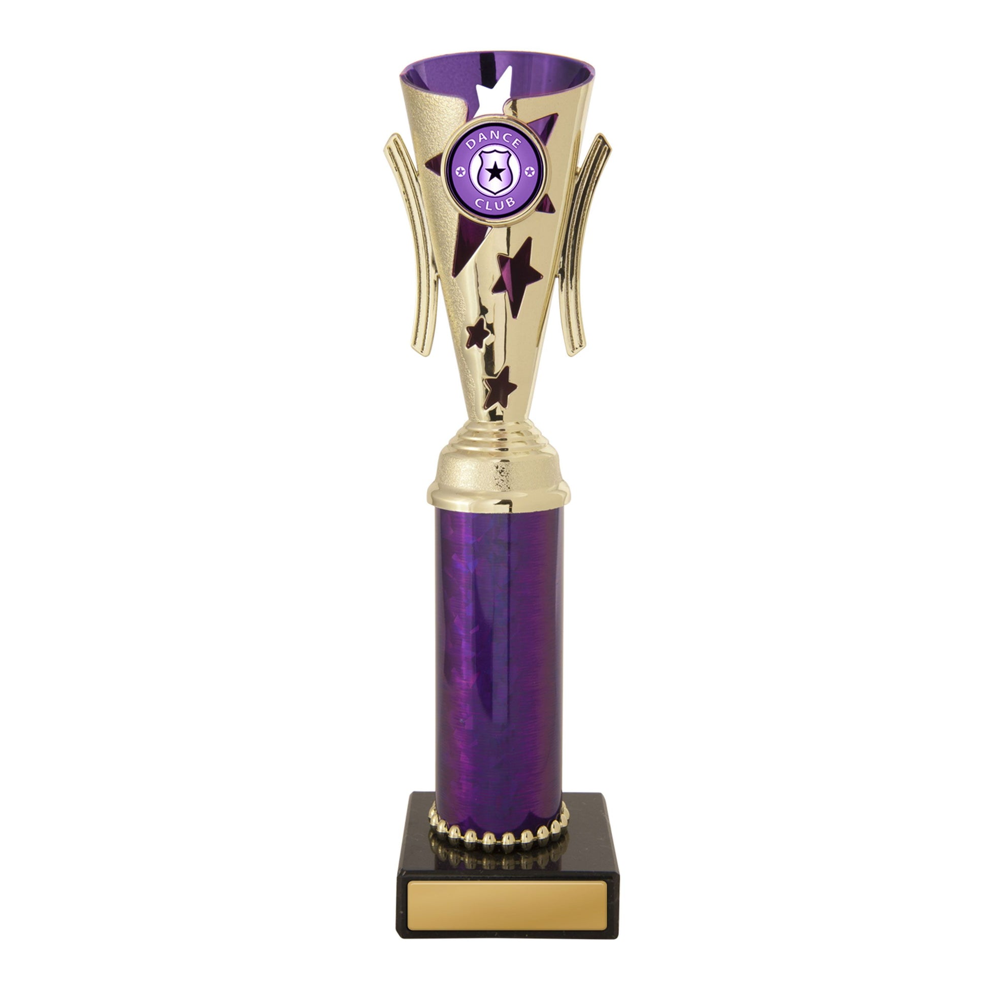 Dance Trophy - Gala Cup - Gold & Purple - D17-0215 - 258mm