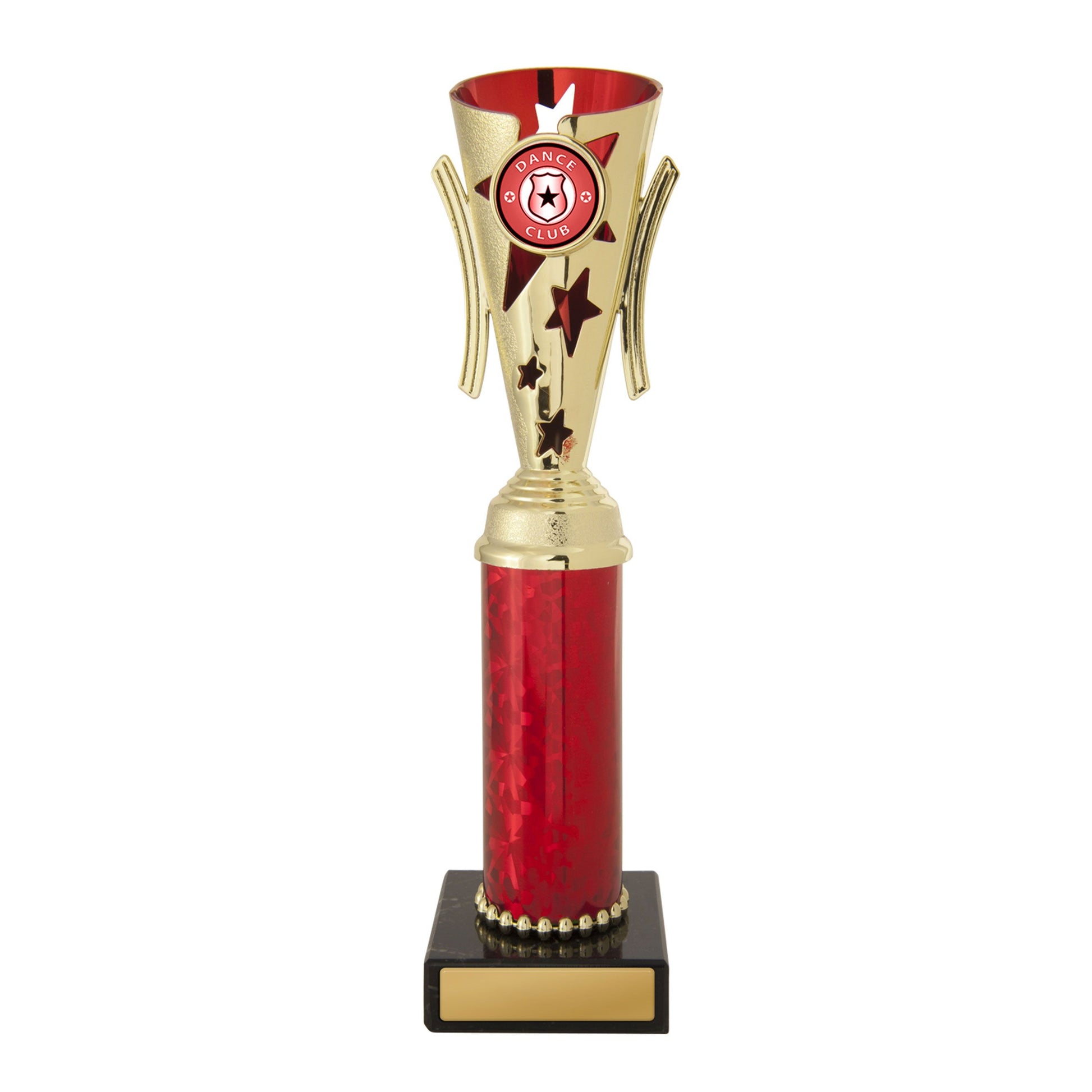 Dance Trophy - Gala Cup - Red & Gold - D17-0225 - 258mm