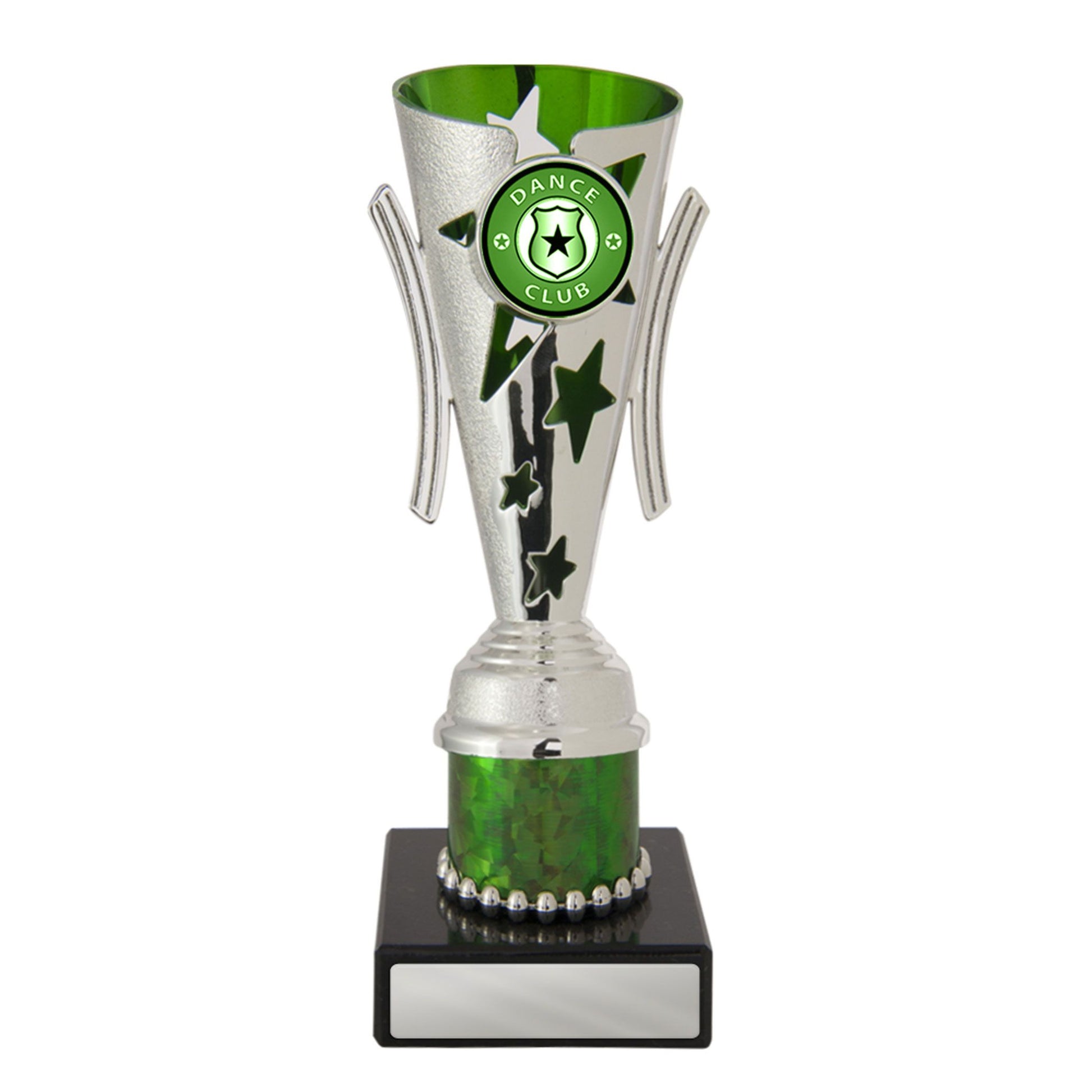 Dance Trophy - Gala Cup Green & Silver - D17-0302 - 183mm