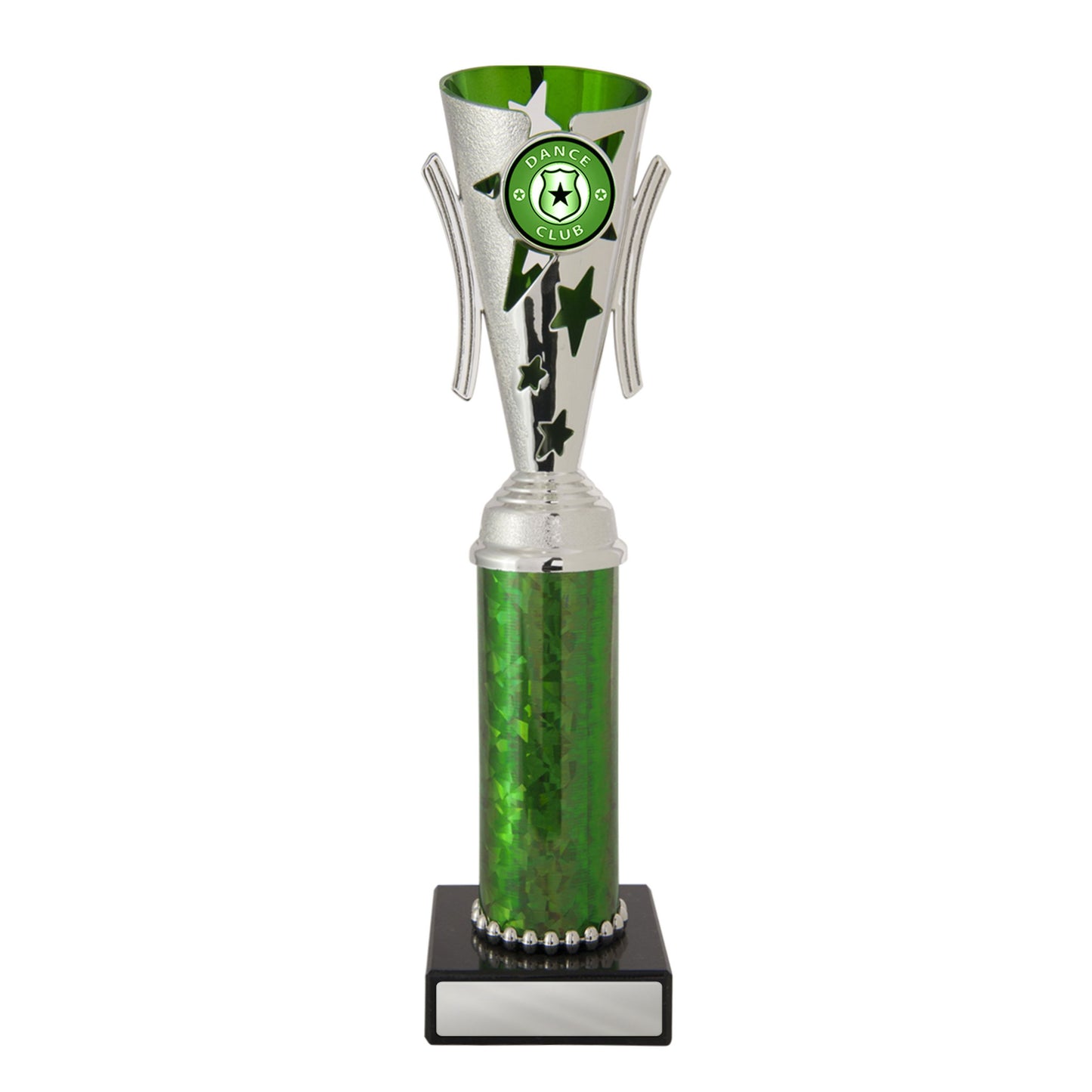 Dance Trophy - Gala Cup - Green & Silver - D17-0305 - 258mm