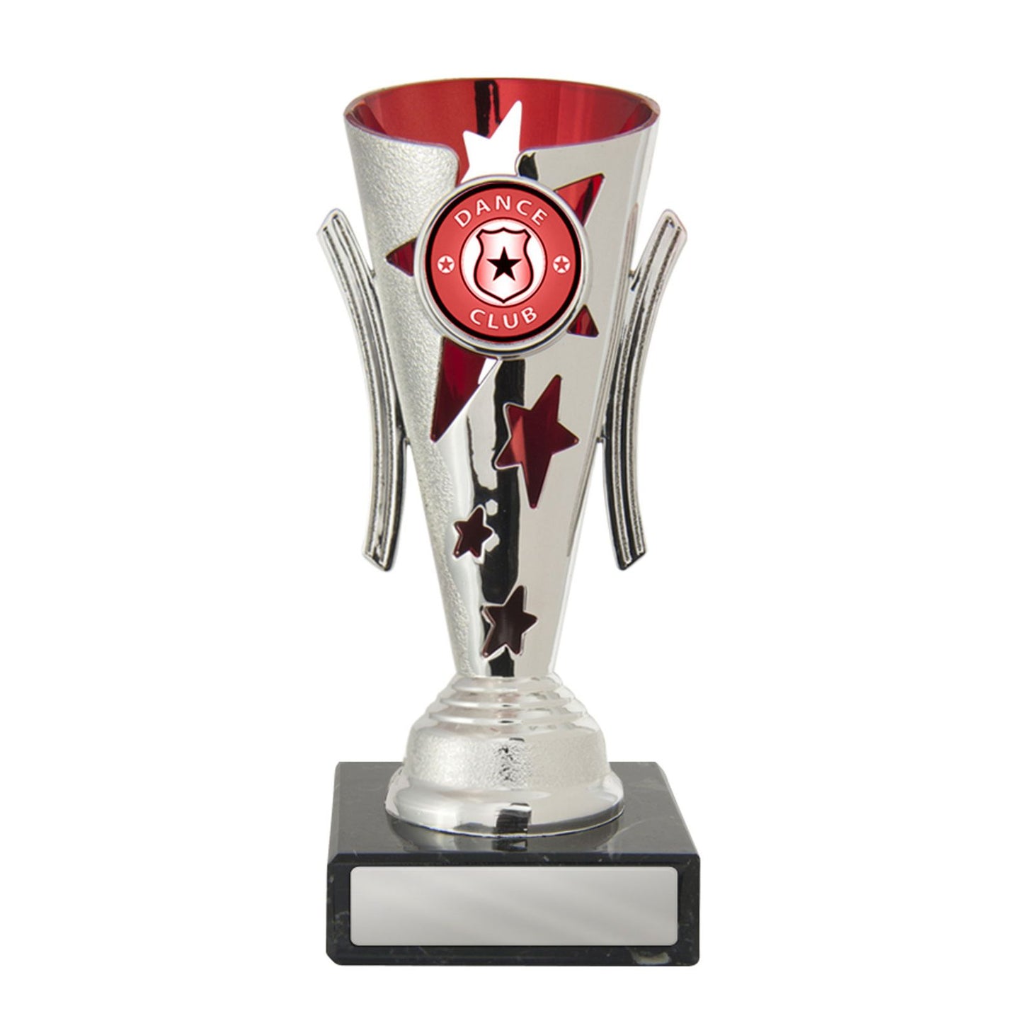 Dance Trophy - Gala Cup - Red & Silver - D17-0306 - 155mm
