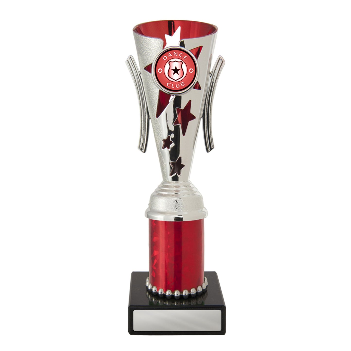 Dance Trophy - Gala Cup - Red & Silver - D17-0308 - 208mm