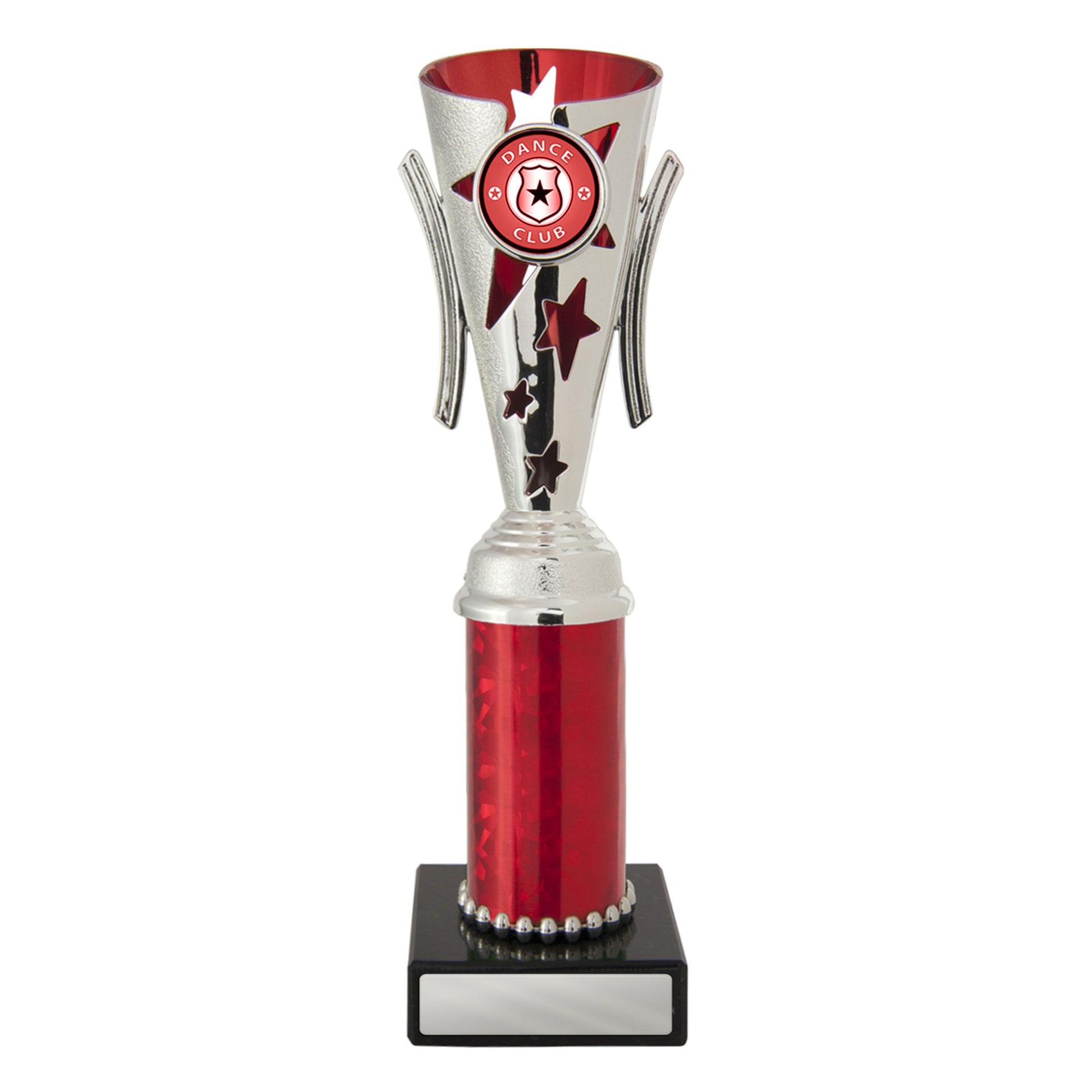 Dance Trophy - Gala Cup - Red & Silver - D17-0309 - 233mm