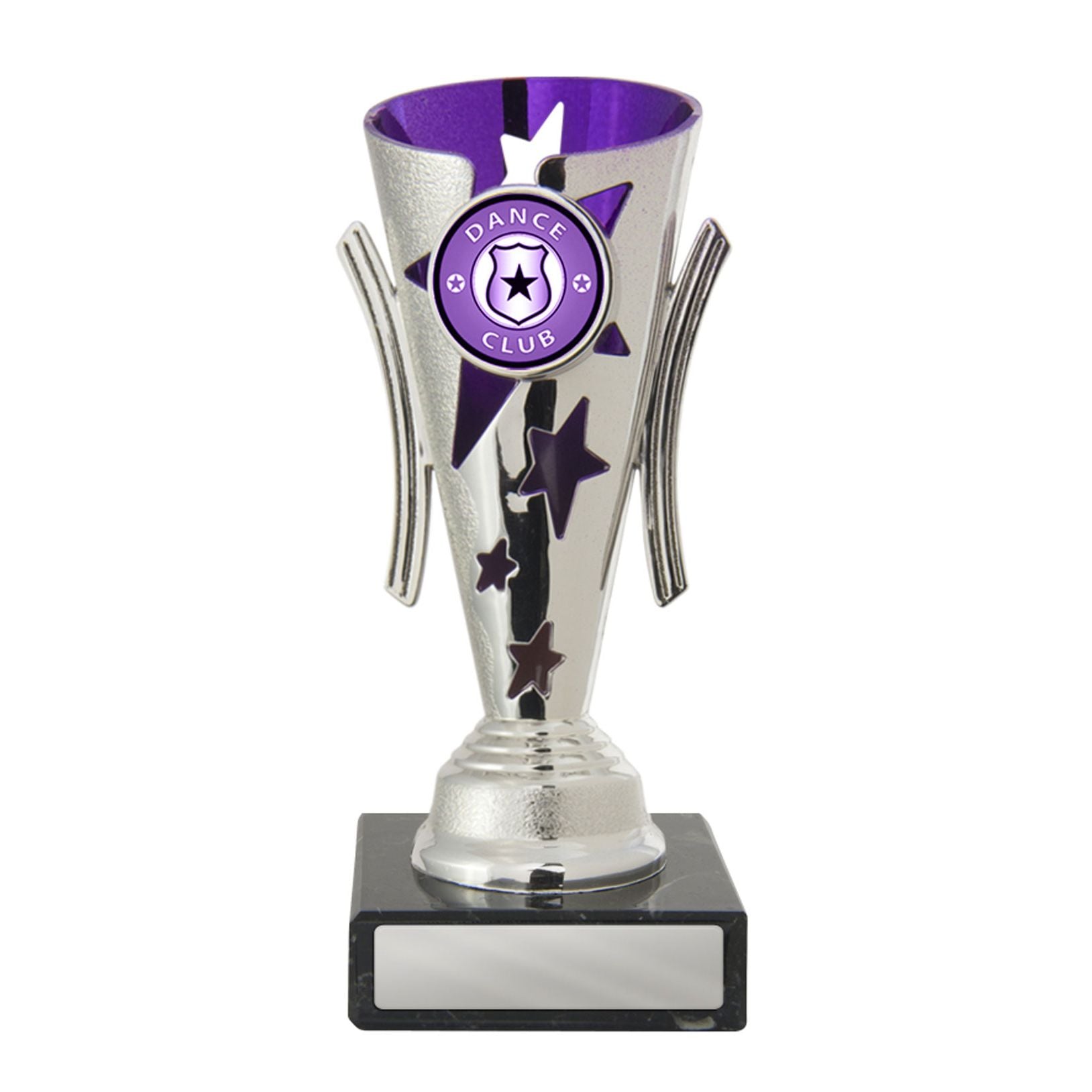 Dance Trophy - Gala Cup - Purple & Silver - D17-0311 - 155mm