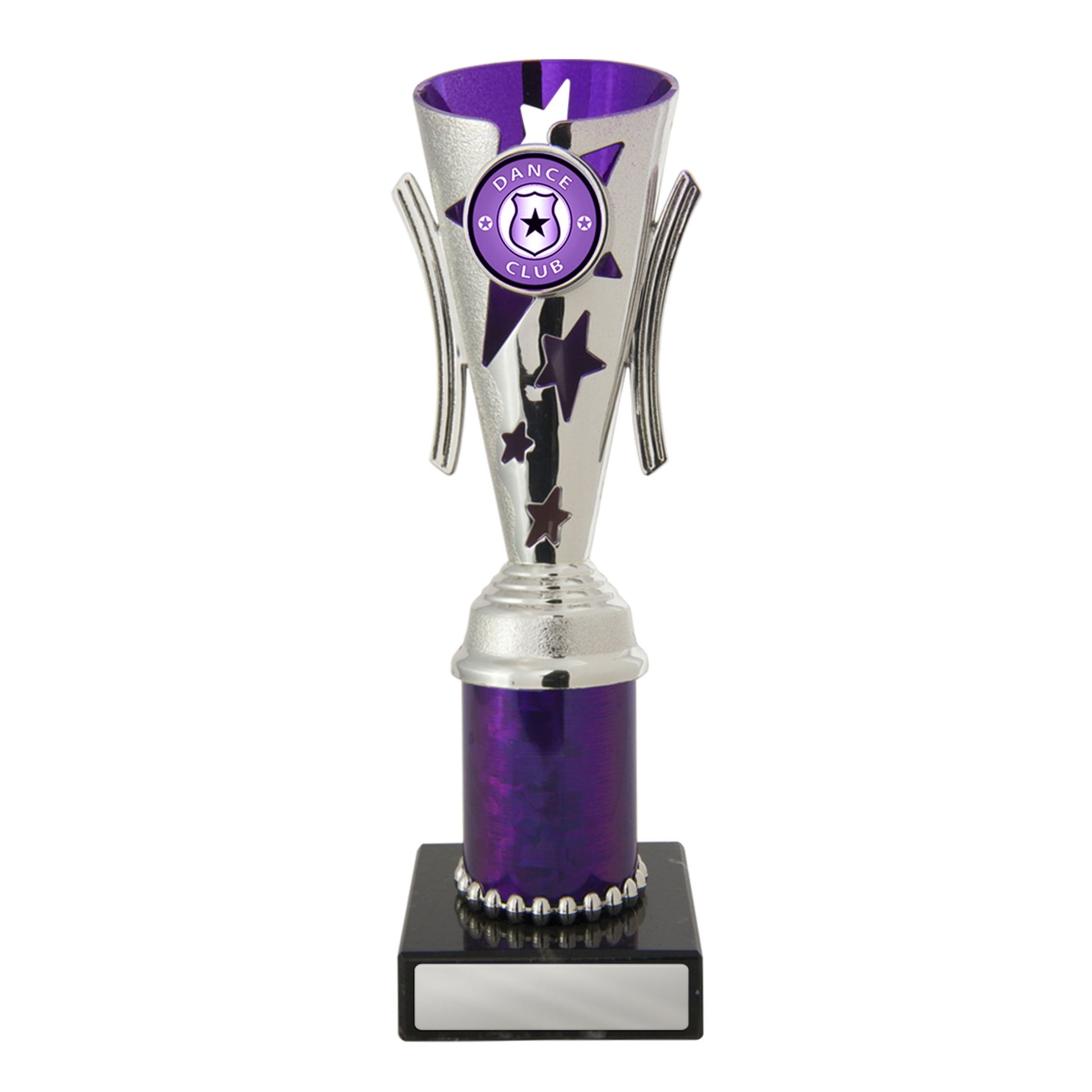 Dance Trophy - Gala Cup - Silver & Purple - D17-0313 - 208mm