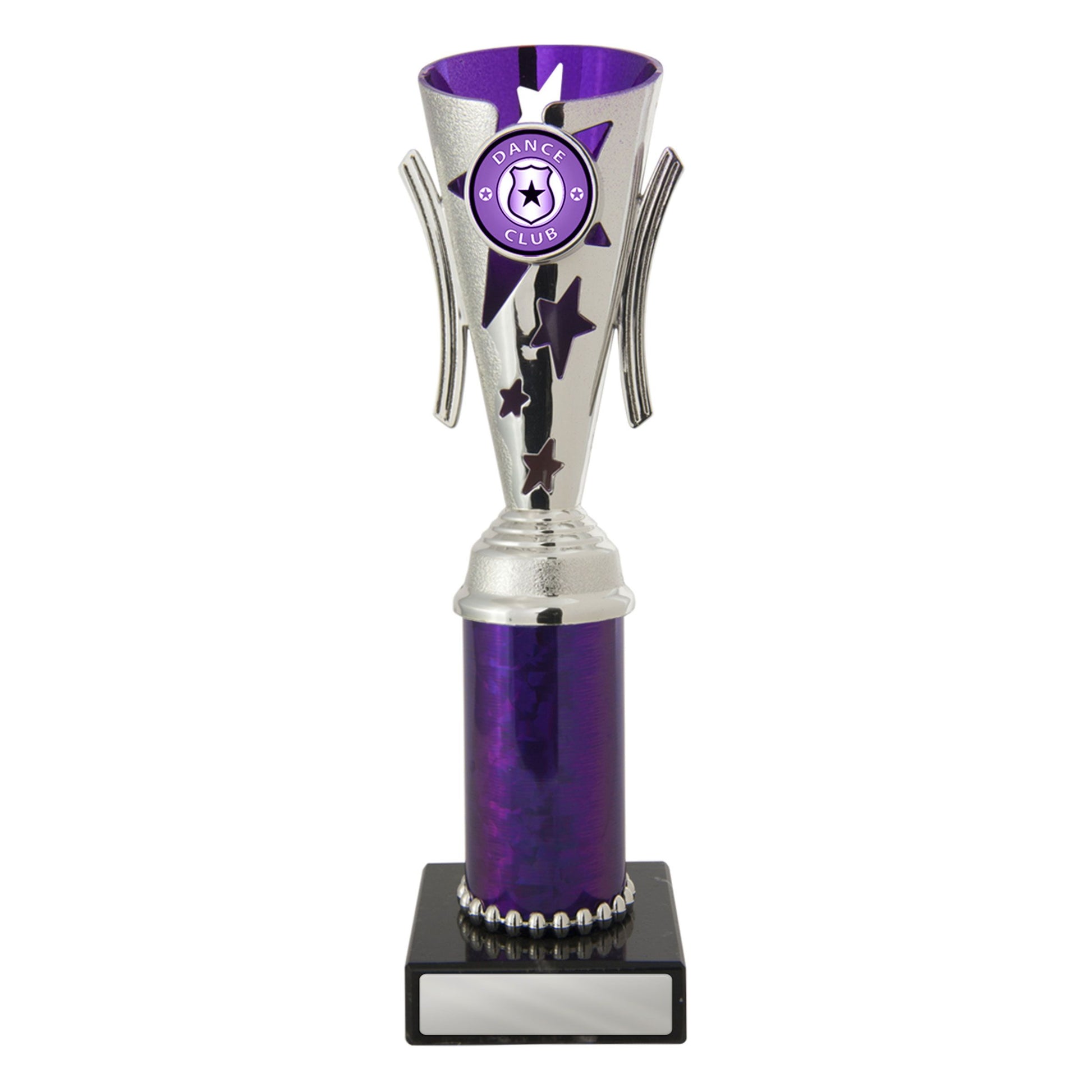 Dance Trophy - Gala Cup - Silver & Purple - D17-0314 - 233mm