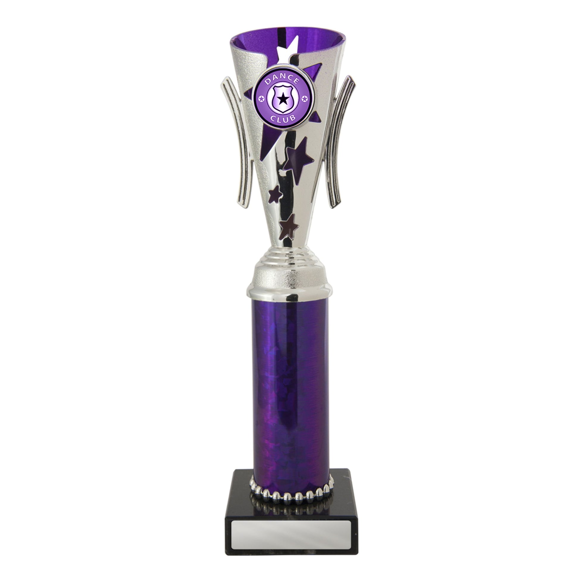 Dance Trophy - Gala Cup - Silver & Purple - D17-0315 - 258mm