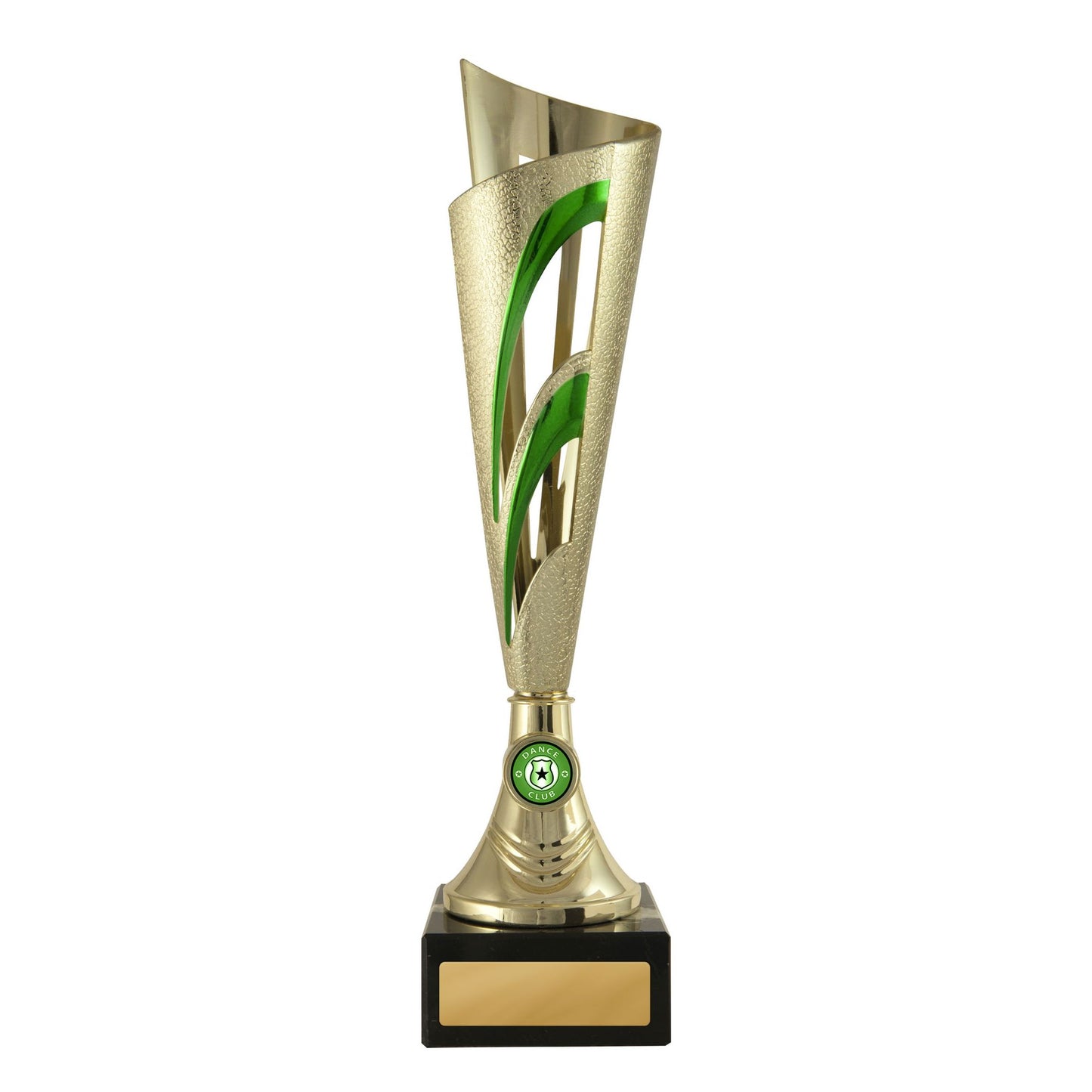 Lazer Cone Cups - Gold/Green