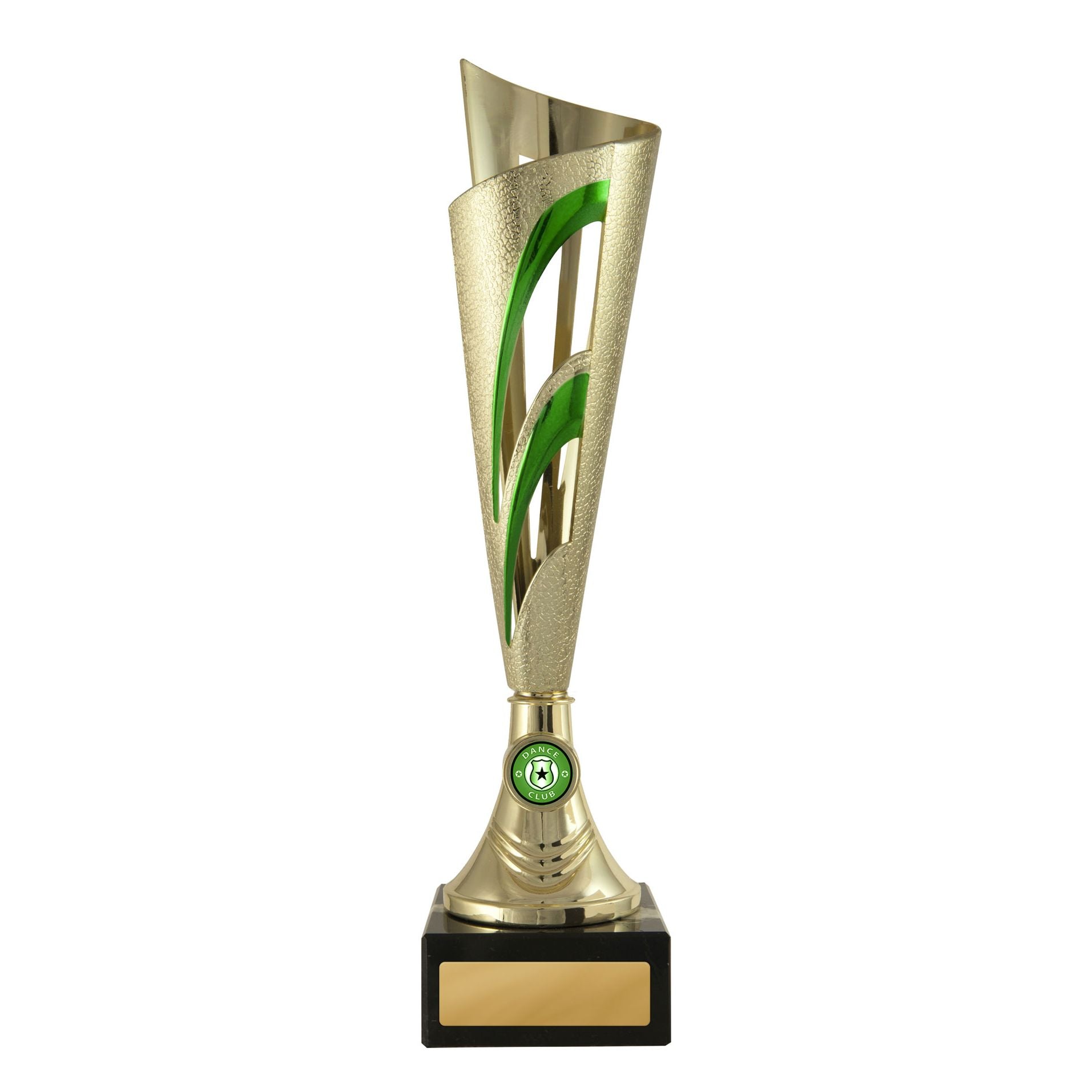 Lazer Cone Cups - Gold/Green