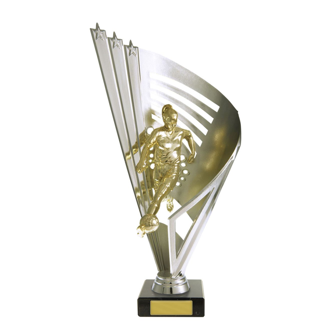 Figurines on Base - Female (Gold/Silver)