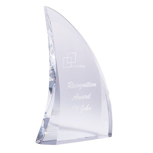 Classic Clear Crystal - Curved Sail