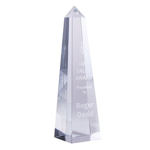 Classic Clear Crystal - Obelisk