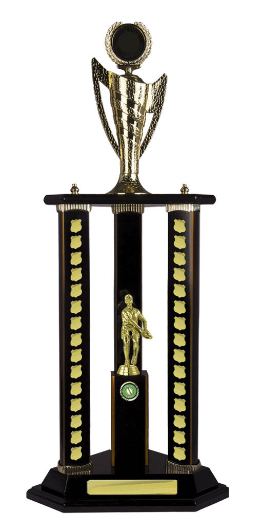 Rugby Perpetual Trophy - Dark Rosewood - R17-2912 (725mm)