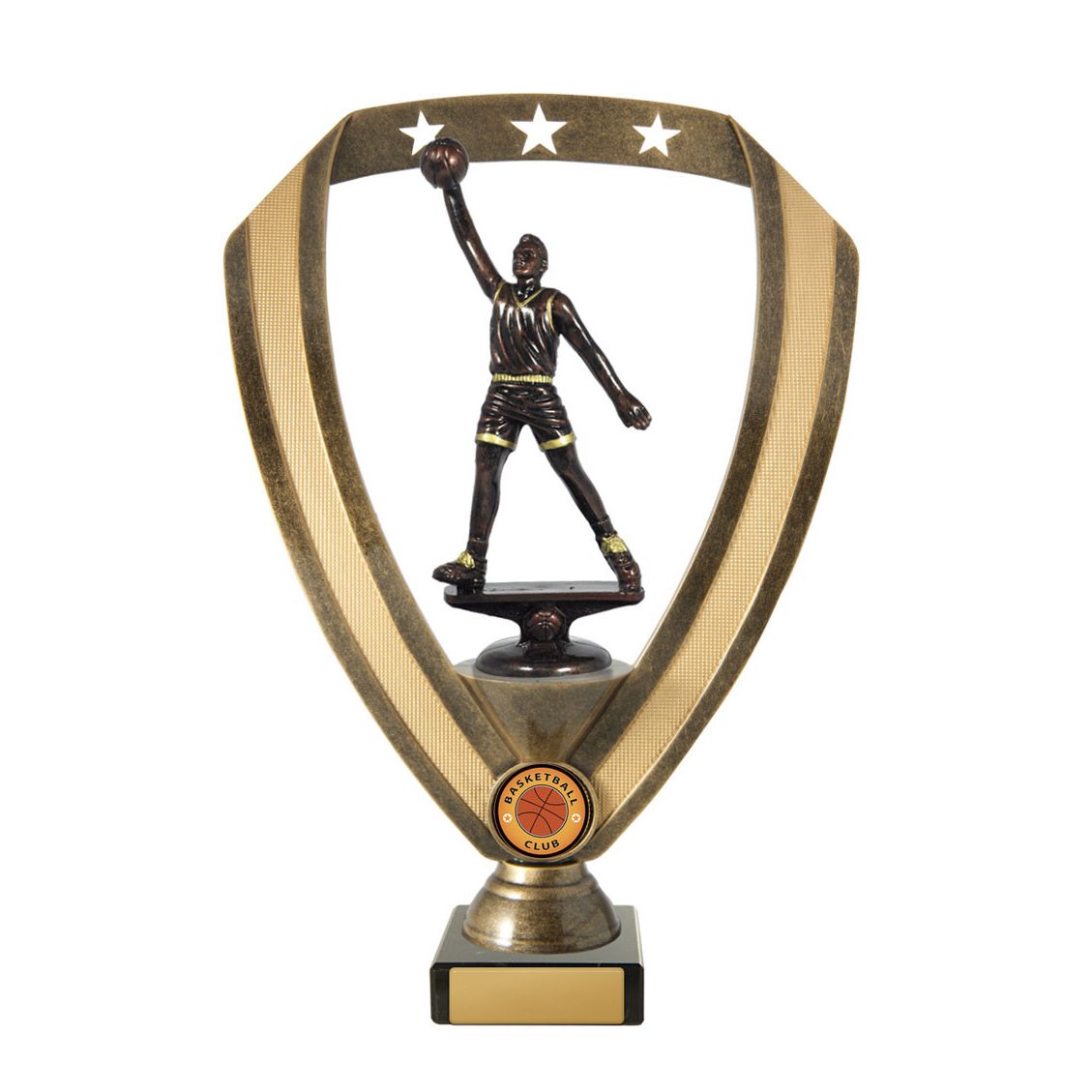 Basketball - Wreath (Gold/Bronze)