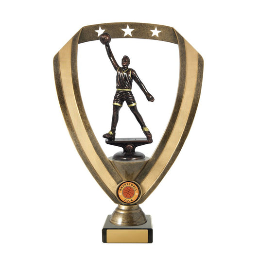 Basketball - Wreath (Gold/Bronze)