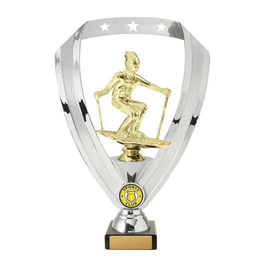 Figures on Base - Wreath (Skier Male)